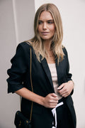 Classic Wool Blazer - Black