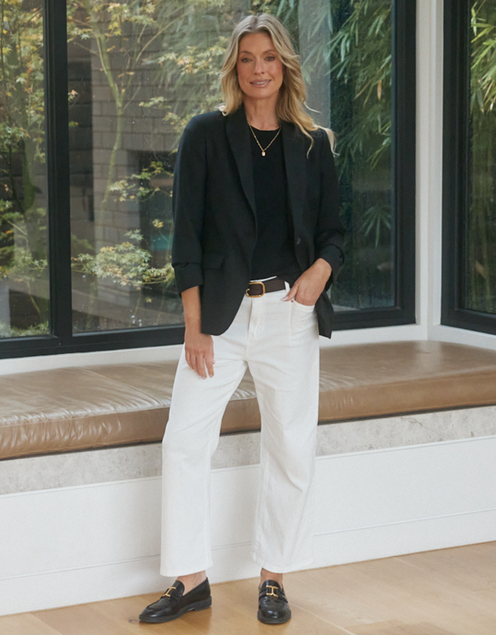 Classic Wool Blazer - Black