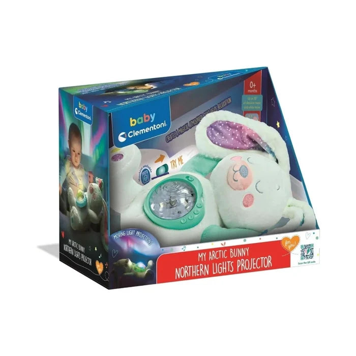 Clementoni Northern Lights Plush Arctic Bunny Projector - ebebek
