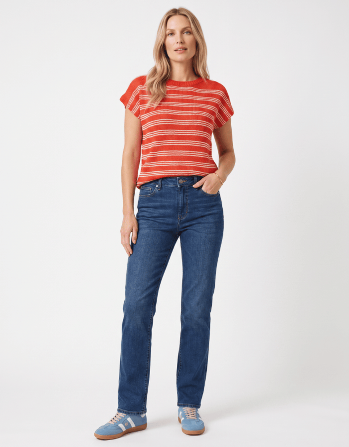 Cleo Knit Top - Red