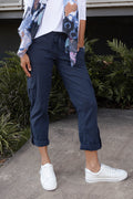 Colette Navy Cargo Pants,Lifestyle