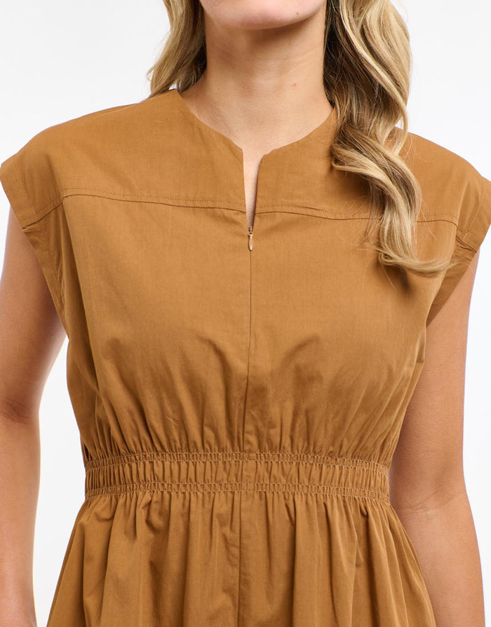 365-days-cooper-cotton-dress-butterscotch-womens-clothing