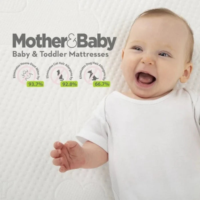 CuddleCo Mother&Baby First Gold Anti - Allergy Foam Cot Mattress 120 x 60cm - ebebek
