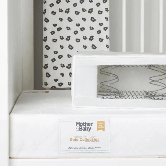 CuddleCo Mother&Baby Rose Gold Anti - Allergy Sprung Cot Mattress 120 x 60cm - ebebek