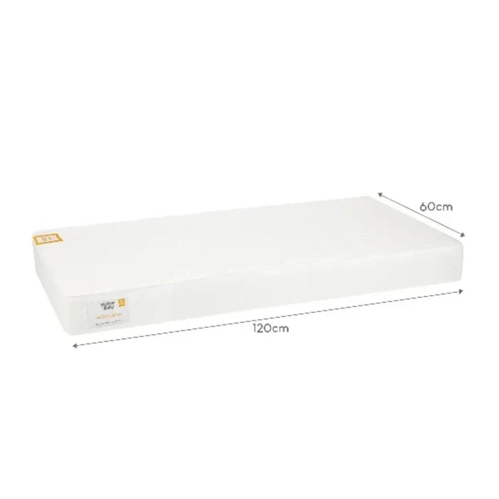 CuddleCo Mother&Baby Rose Gold Anti - Allergy Sprung Cot Mattress 120 x 60cm - ebebek