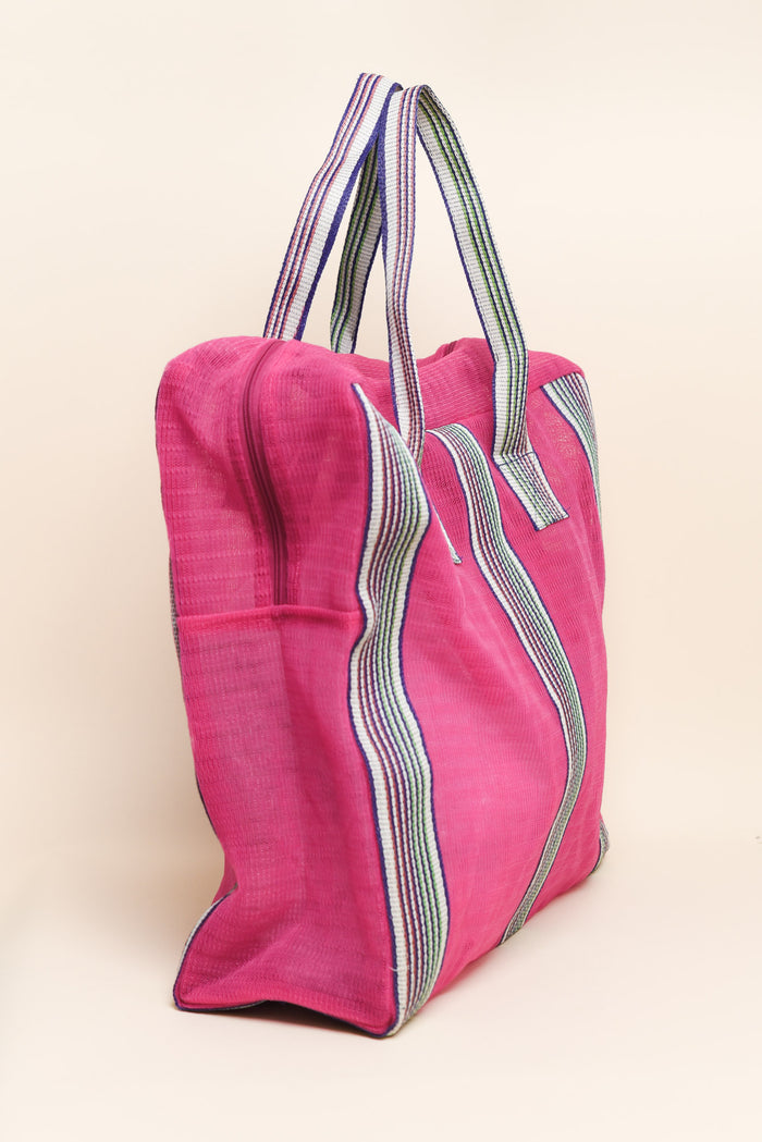 Cupid Pink Mesh Tote Bag