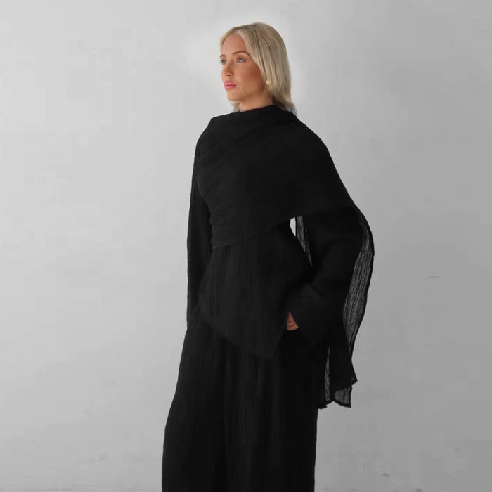 Daisy Co ord Set - Black
