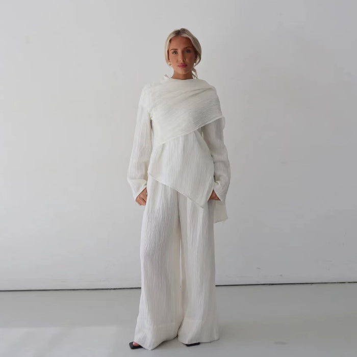 Daisy Co ord Set - White