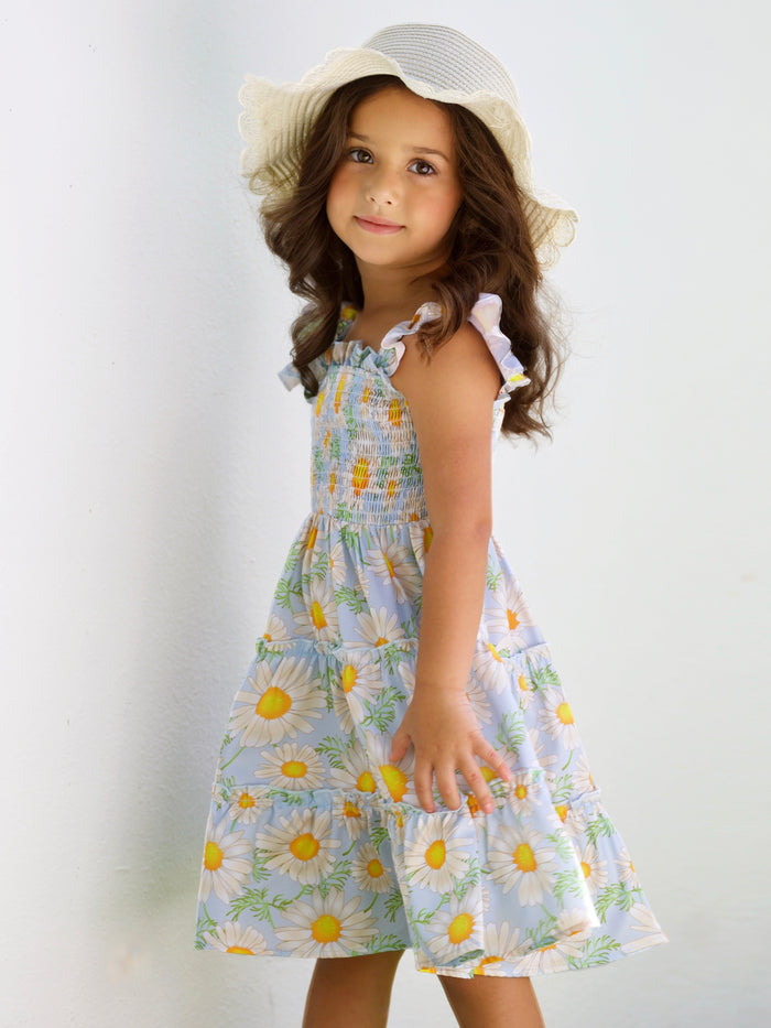 Daisy Delight Smocked Tiered Dress