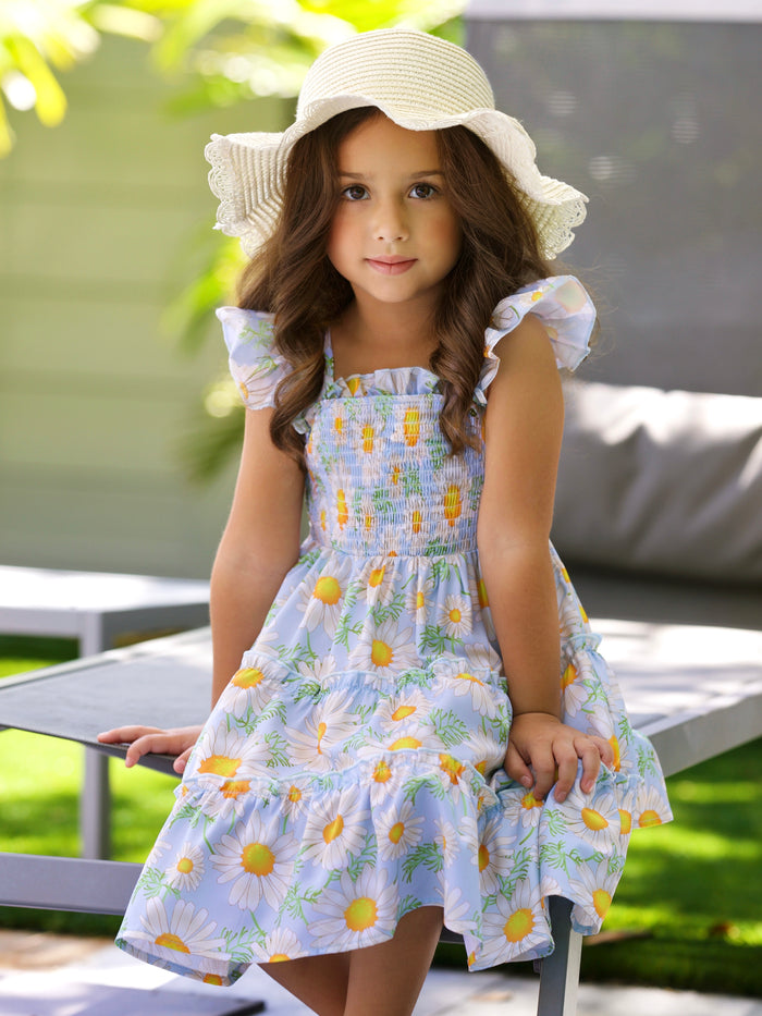 Daisy Delight Smocked Tiered Dress