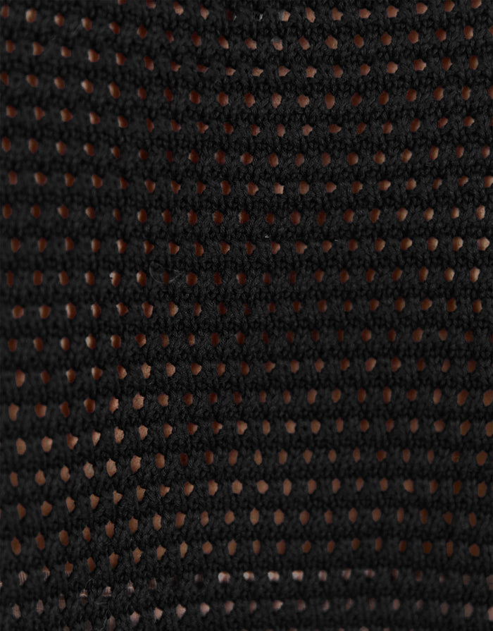 Dawn Crochet Knit Jumper - Black
