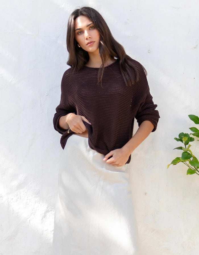 reunion-label-dawn-crochet-knit-jumper-chocolate-womens-clothing