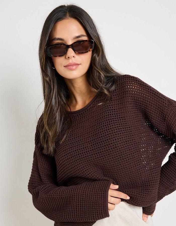 reunion-label-dawn-crochet-knit-jumper-chocolate-womens-clothing