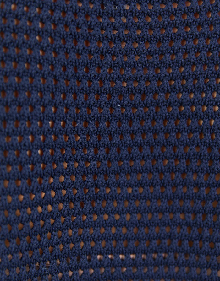 Dawn Crochet Knit Jumper - Ink