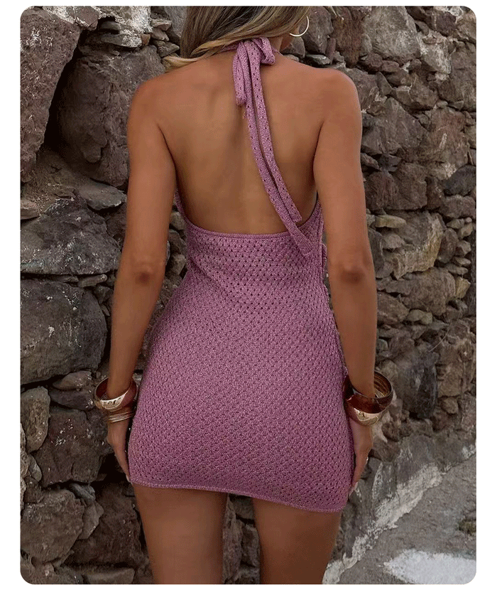 Demi Mini Dress - Purple