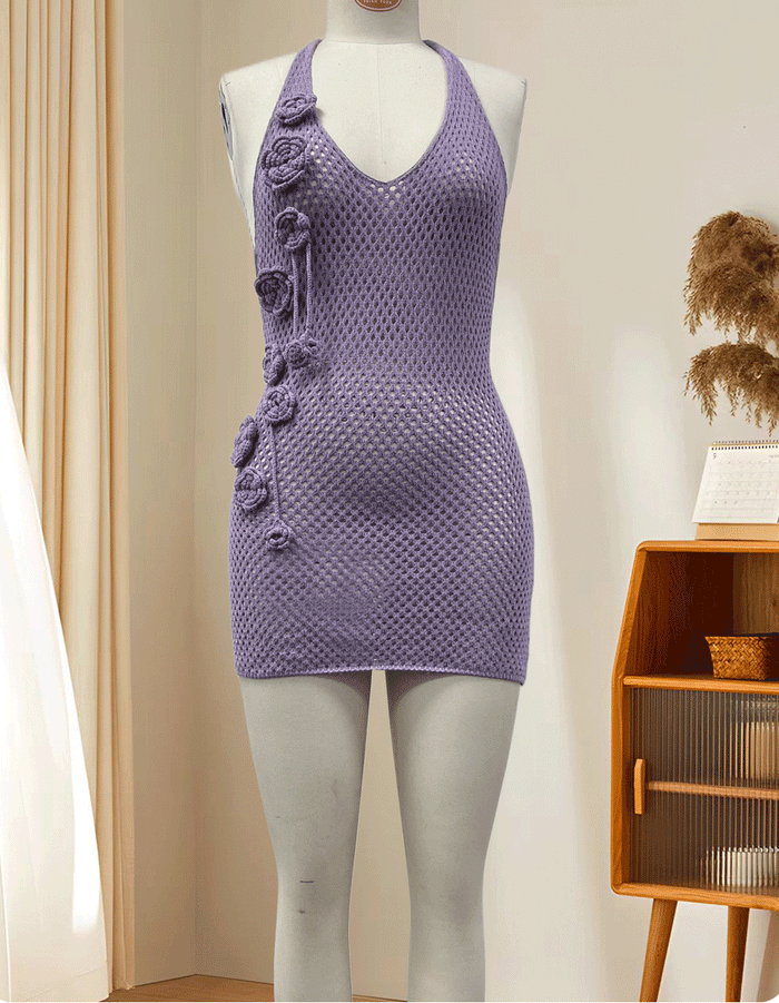 Demi Mini Dress - Purple