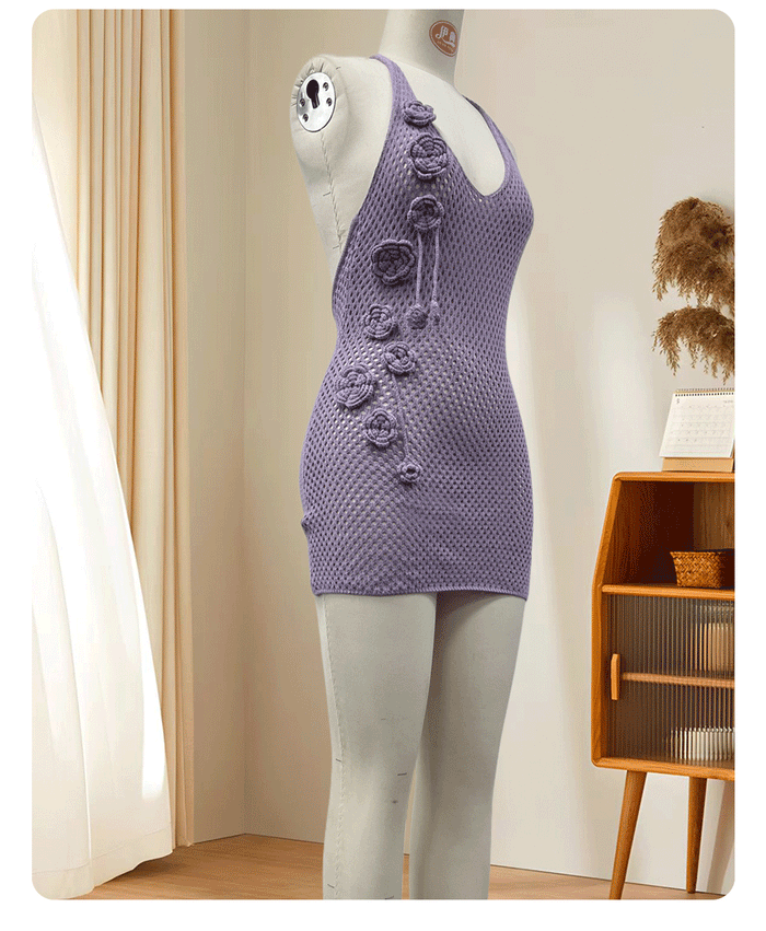 Demi Mini Dress - Purple
