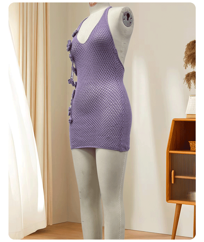 Demi Mini Dress - Purple