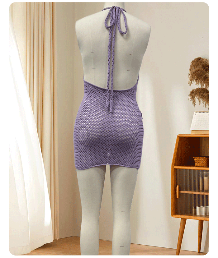 Demi Mini Dress - Purple