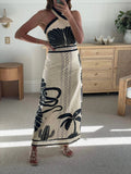 Dixon Halter Dress - Black
