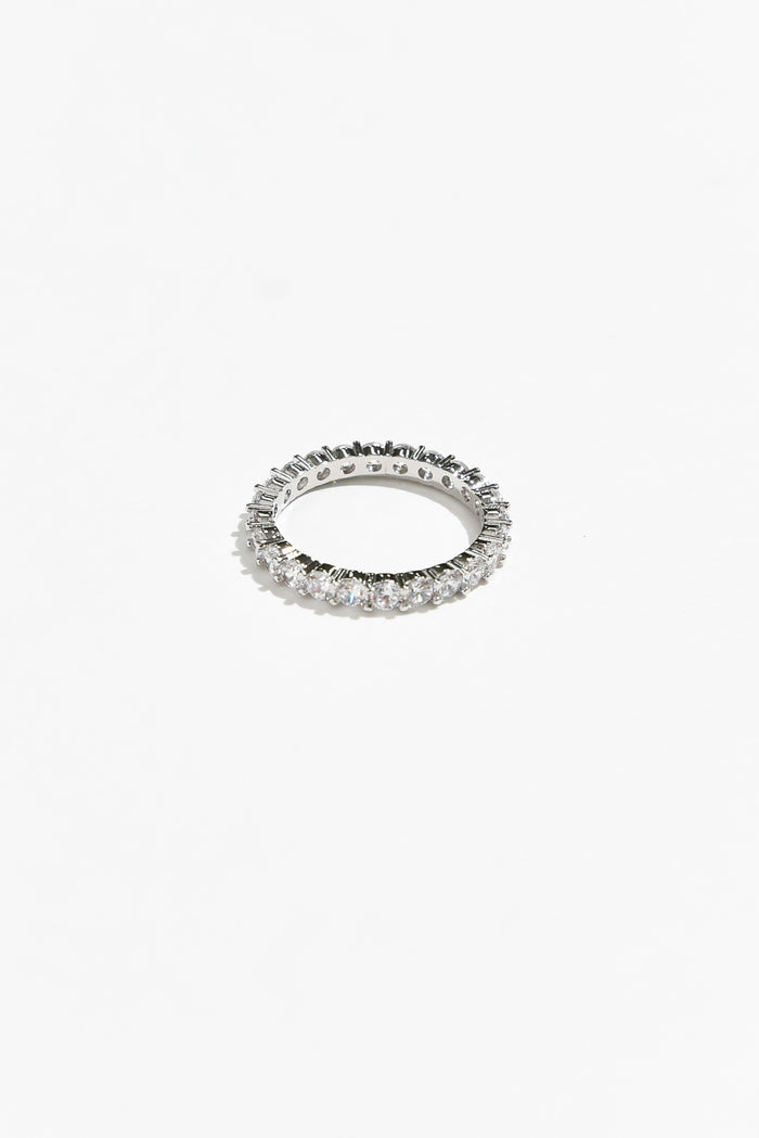 Dolce Vita Silver Diamante Ring