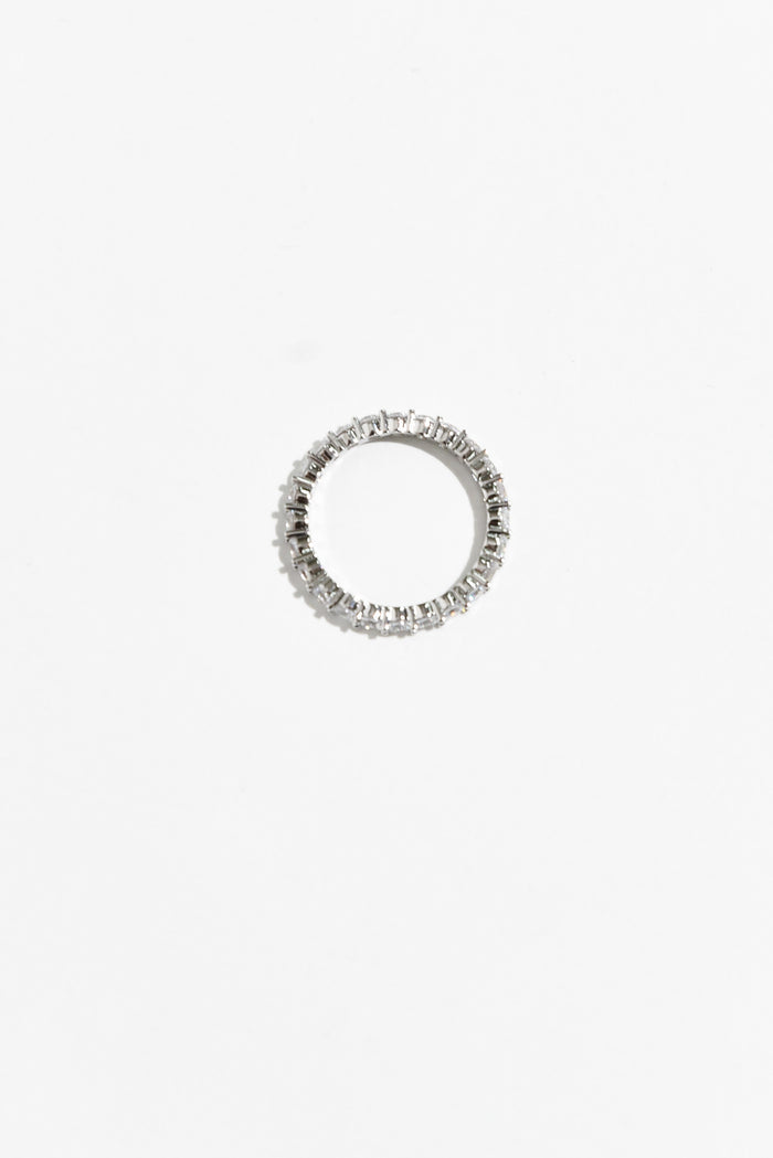 Dolce Vita Silver Diamante Ring
