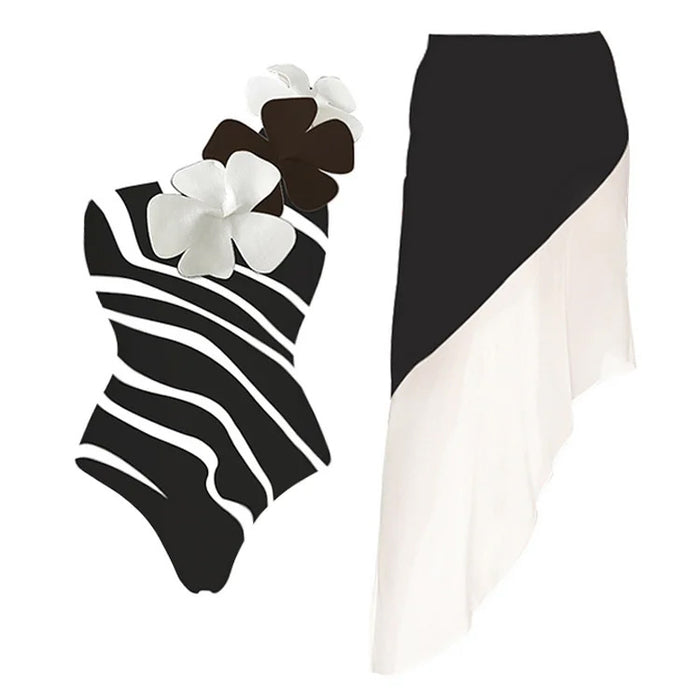 Duality Swimsuit Set - Black