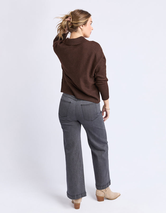 foxwood-elea-knit-polo-coffee-womens-clothing