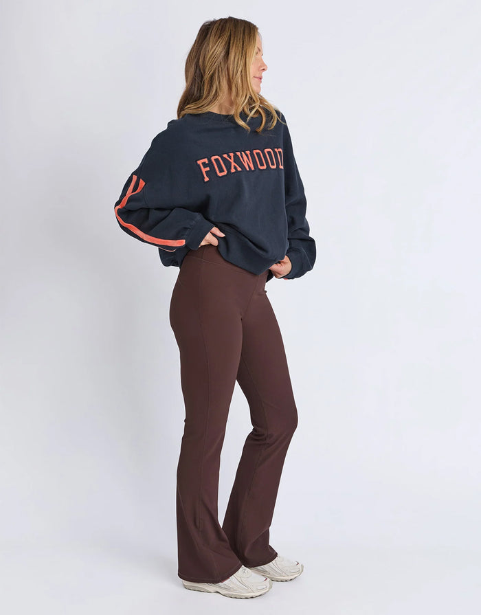 Elevated Sunday Crew - Navy/Orange