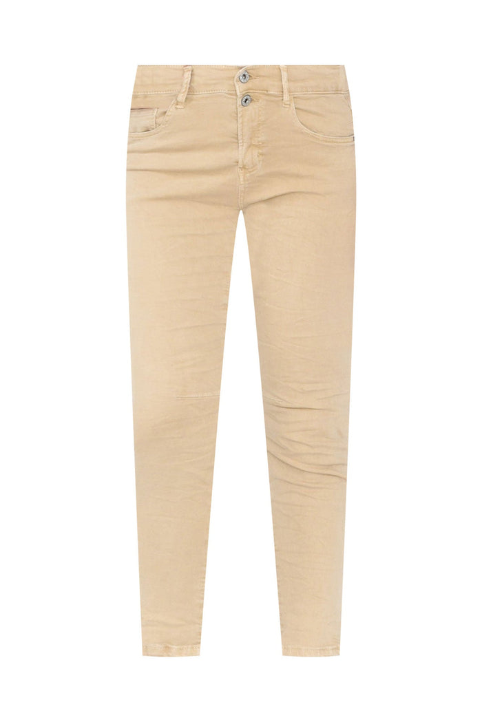 Ellery Beige Cotton Stretch Jeans,ghost-mani