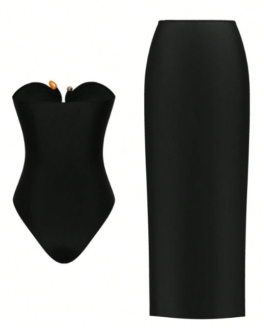 Emberwave Swimsuit Set - Black