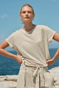Estilo Emporio Baby Linen Tee - Natural