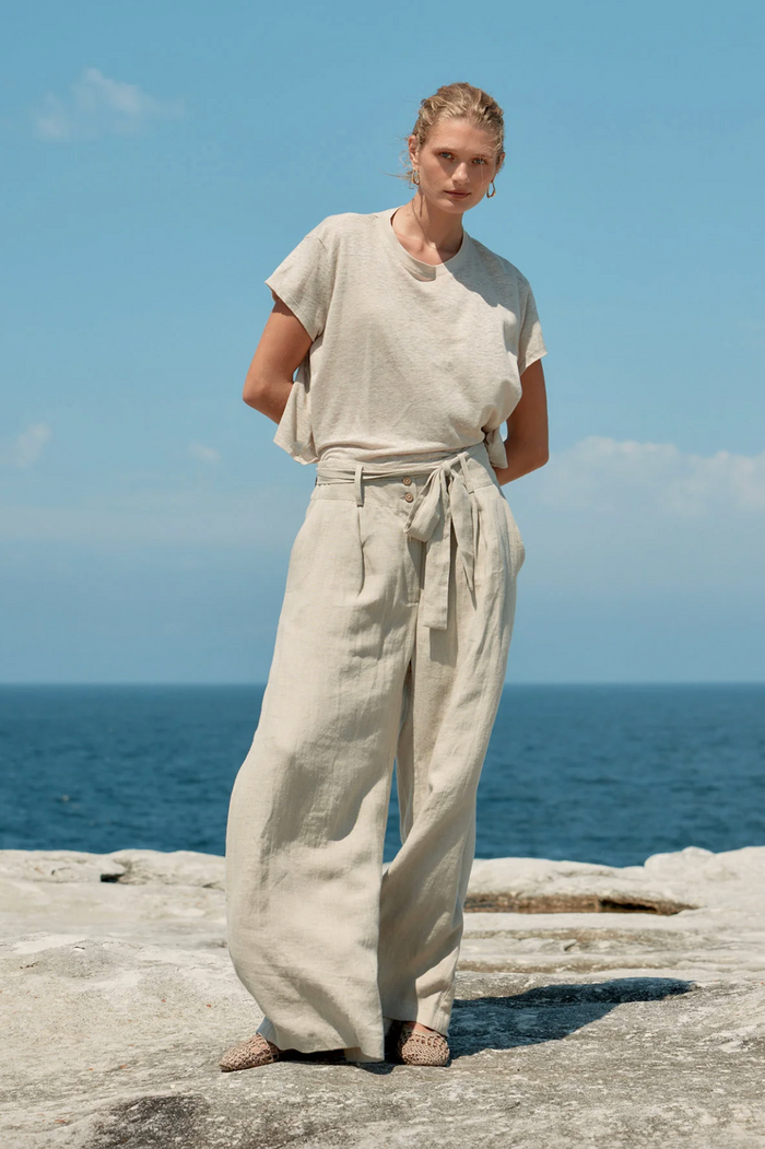 Estilo Emporio Baby Linen Tee - Natural