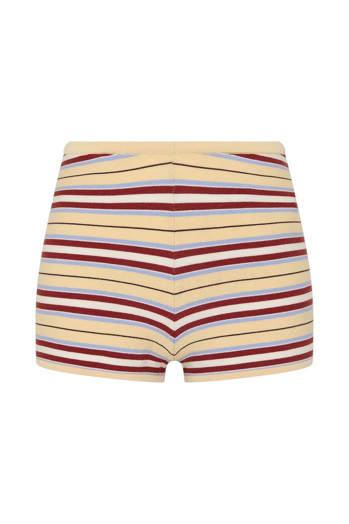 Faithfull the Brand Playa Mini Short Cila Stripe Butter