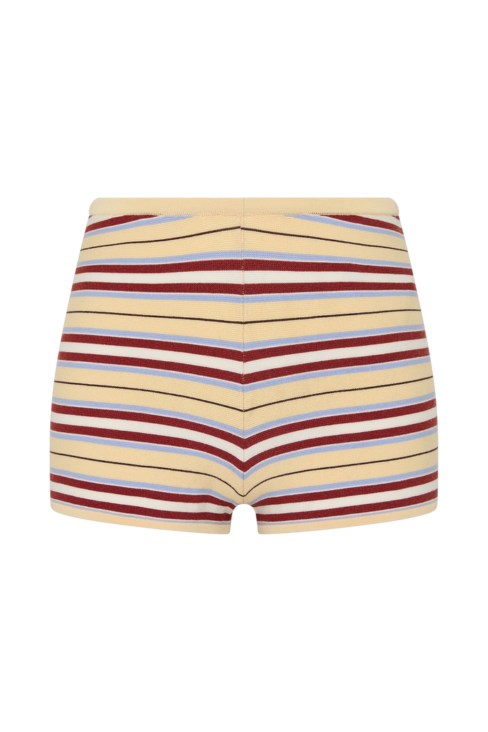 Faithfull the Brand Playa Mini Short Cila Stripe Butter