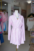 Floral Pink Robe & Headband