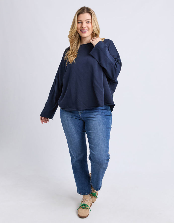 elm-gab-long-sleeve-sweat-dark-sapphire-womens-clothing
