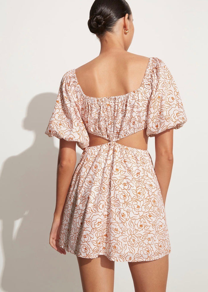 Gabelli Mini Dress (Martine Floral Orange)