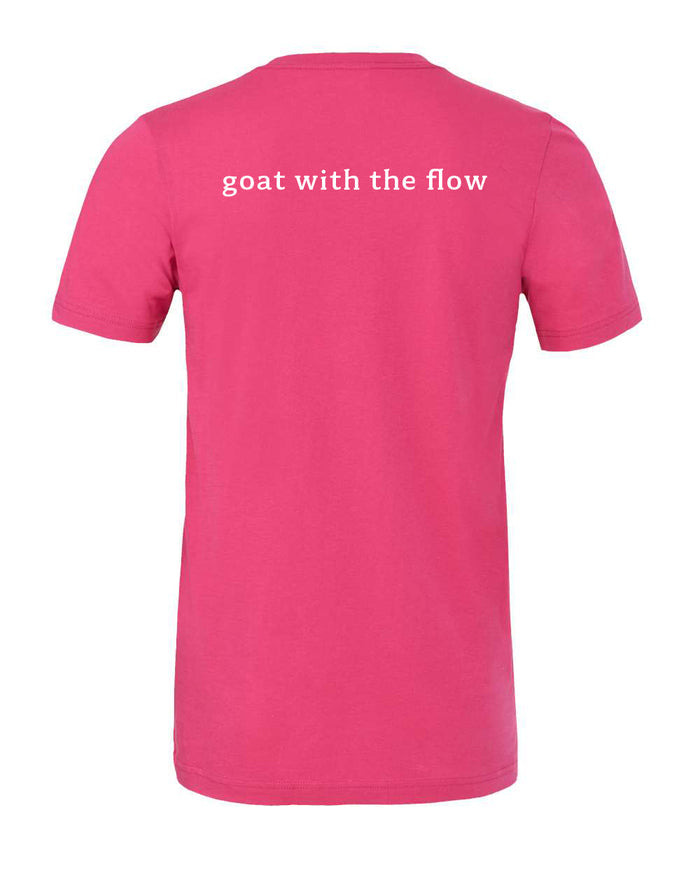 Goat With the Flow Tee (Berry)