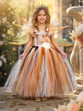 Golden Fairy Sparkle Tutu Costume Dress