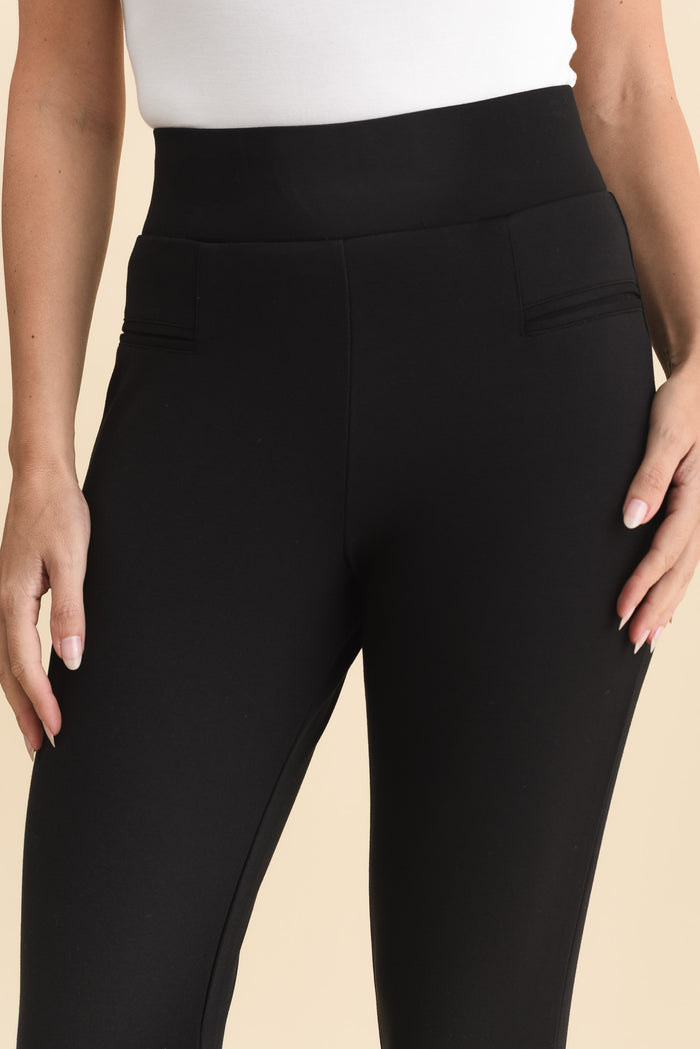 Gwyn Black Ponte Leggings,Brunette model,alt text|model:MJ