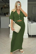 Hanny Co ord Set - Green