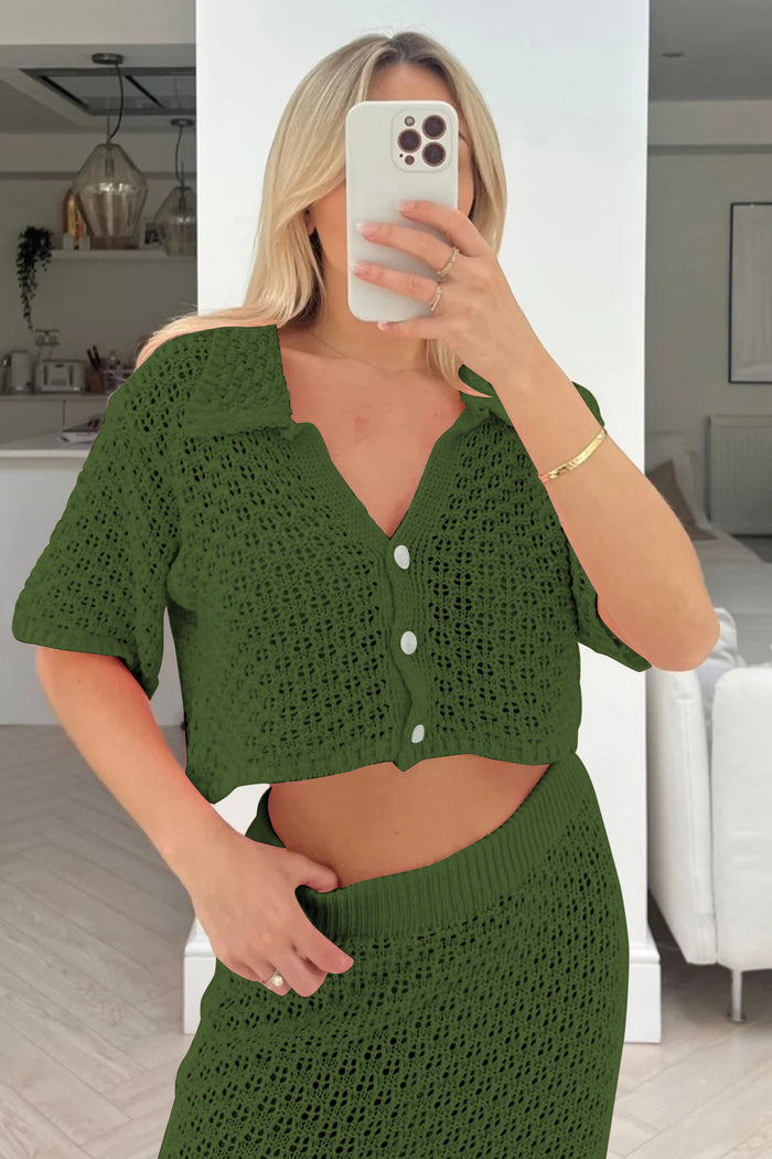 Hanny Co ord Set - Green