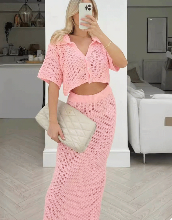 Hanny Co ord Set - Pink