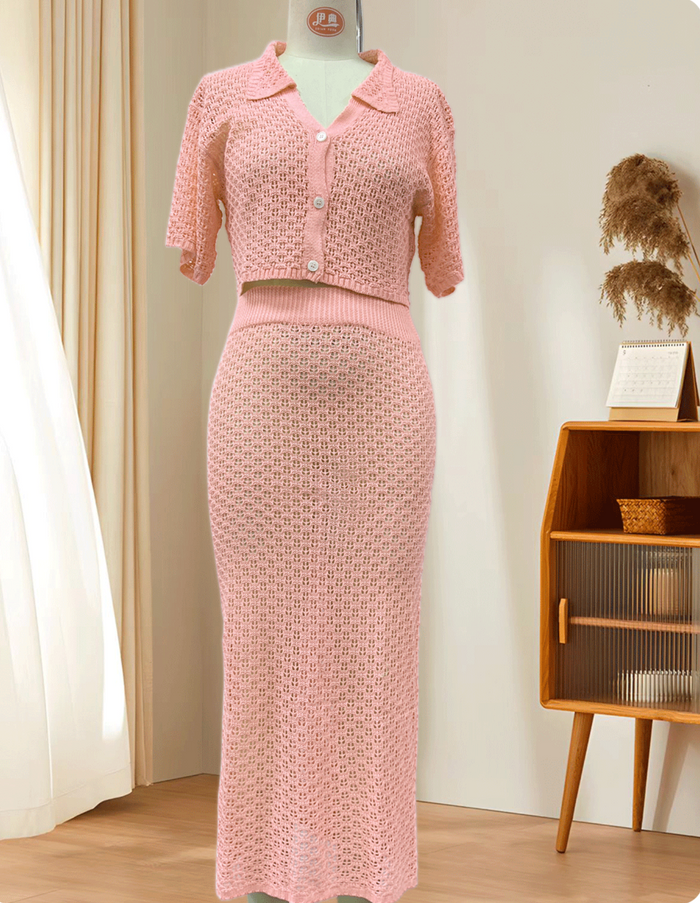 Hanny Co ord Set - Pink