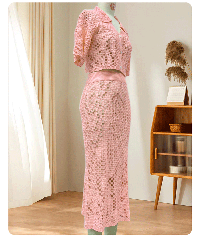 Hanny Co ord Set - Pink