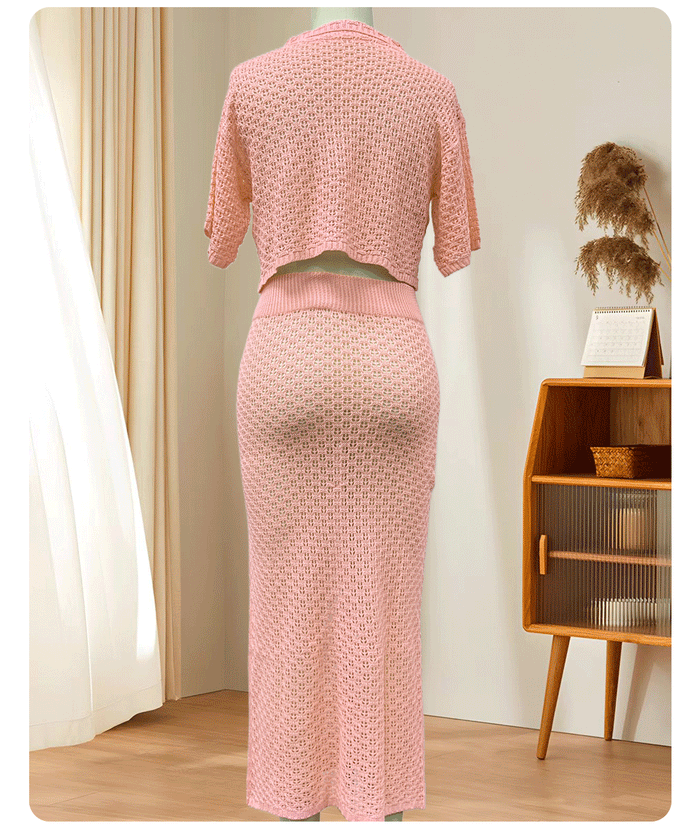 Hanny Co ord Set - Pink