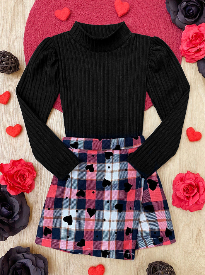 Happy Love Day Skort Set Mia Belle Girls
