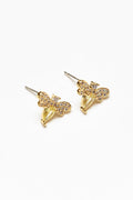 Harmony Yellow Bee Stud Earrings