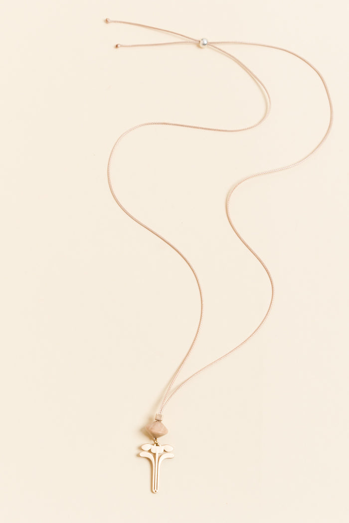 Hatia Gold Flower Pendant Necklace